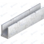 Лоток водосточный канальный без уголка ЛВК DN100 без уклона (h215) 10/0 (012028)