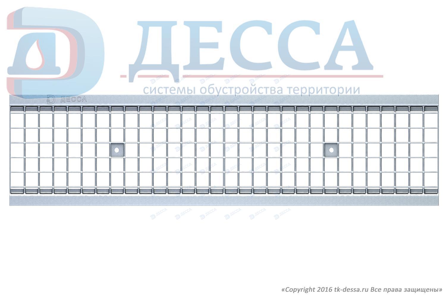 Решетка водоприемная -20.24.100- ячеистая стальная оцинкованная (5220-д)