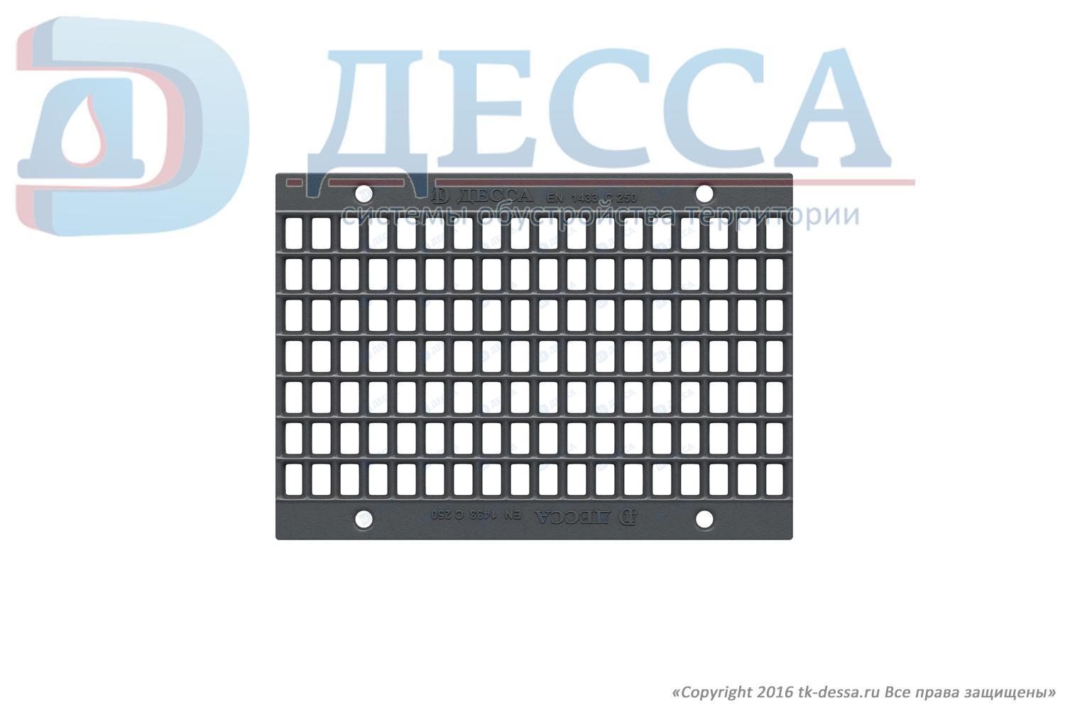 Решетка водоприемная -30.35,5.50- ячеистая чугунная ВЧ-50, кл.С (28325)