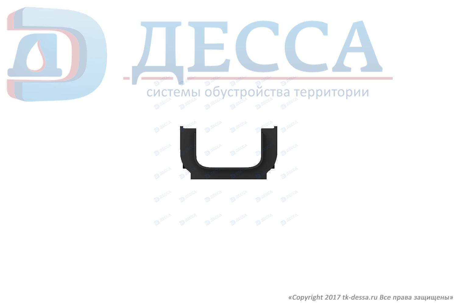 Лоток водоотводный -10.14,5.08- пластиковый